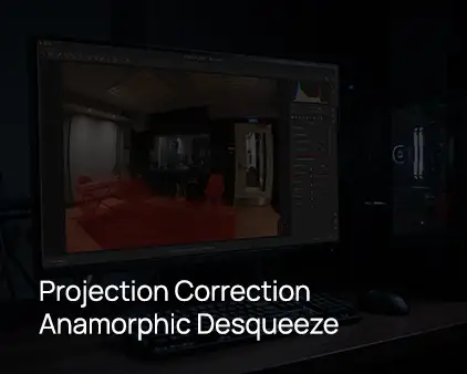 Projection Correction & Anamorphic Desqueeze